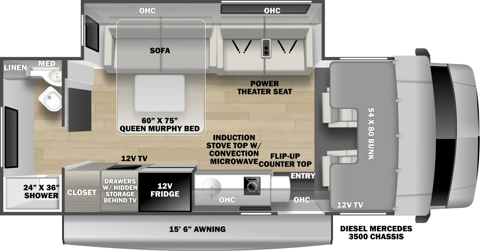 Solera 24SRB Floorplan